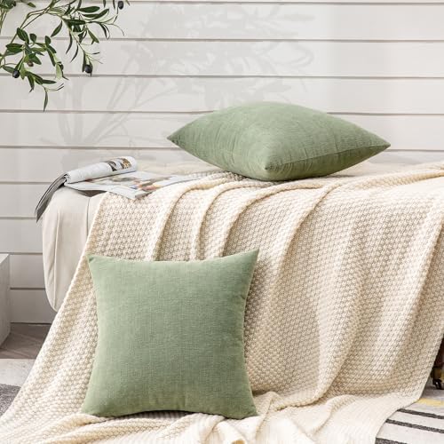 GAWAMAY Decorative Square Throw Pillow Covers 22"x22" Inch Set of 2, Super Soft - Image 4