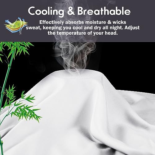 Pillowcases Standard Size 2 Pack, Cooling Viscose Pillow Cases - Image 5