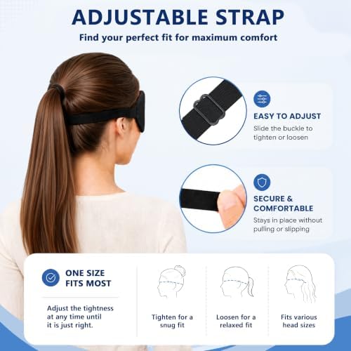 2 Pack Cooling Eye Mask for Puffy Eyes, Migraine Relief - Image 5
