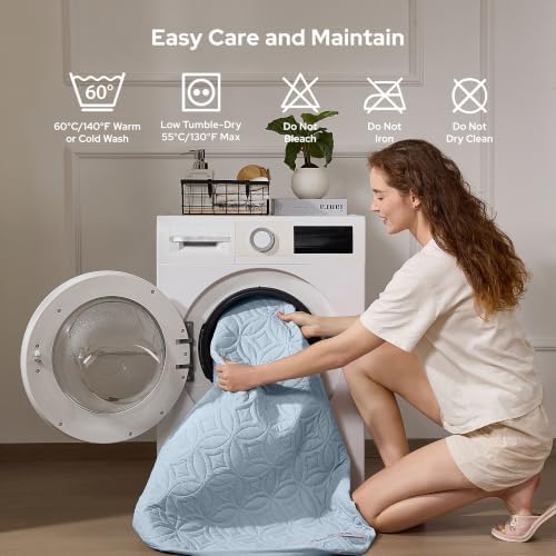 BEDLORE Waterproof Mattress Protector, California King Size Mattress Pad - Image 6
