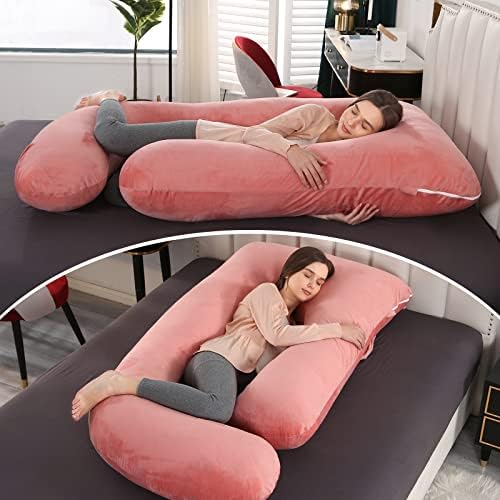 Elover U Shaped Pregnancy Pillow, Full Body Maternity Support - Image 3