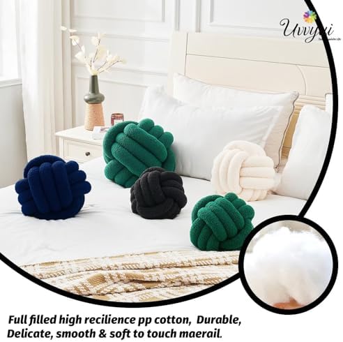 Uvvyui Knot Pillow Ball, Soft Home Decorative Pillows, Round Throw Pillow - Image 3