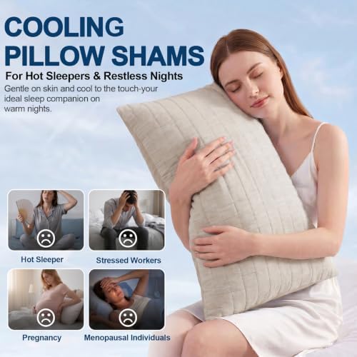 Swift Home Cooling Pillow Cases Standard Size Set of 2 - Image 4