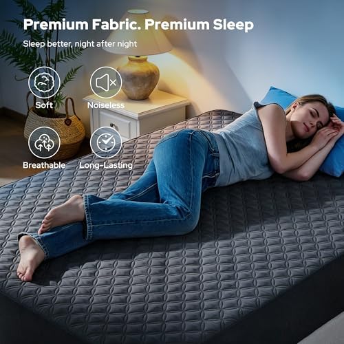 BEDLORE 2 Pack Waterproof Mattress Protector, Twin Size Mattress Pad - Image 5
