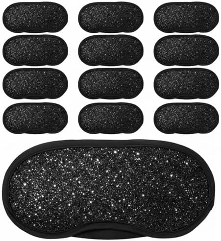 Chicingyou 12 Pcs Glitter Eye Mask Bulk Sleep Masks Eye Cover by Chicingyou
