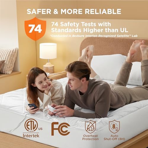 Bedsure Heated Mattress Pad Queen, Cozy Bed Warmer - Image 4