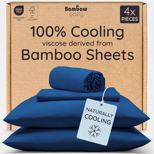 Bambaw California King Sheet Set 4pcs – 100% Viscose Derived from Bamboo Sheets by Bambaw