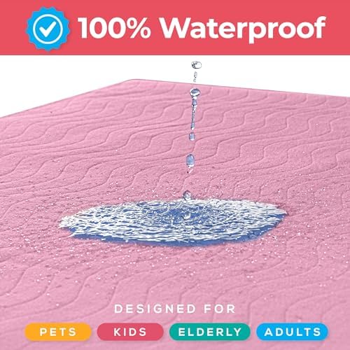 4 Pack Waterproof Reusable Heavy Absorbency Incontinence Bed Pads 34"x36" - Image 6