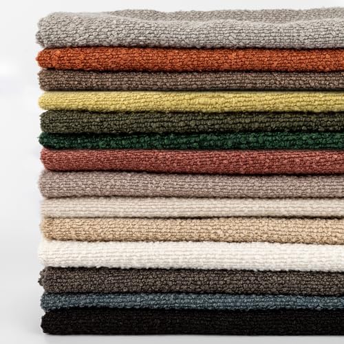 JoraLion 14x24 inch Boucle Lumbar Pillow Cover, Dark Grey Woven Texture Neutral - Image 2