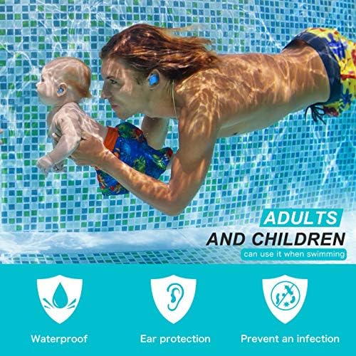 Silicone Ear Plugs for Sleeping Swimming, Reusable Moldable Noise Cancelling - Image 4