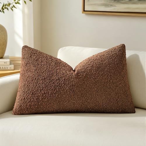 MIULEE Textured Boucle Lumbar Pillow Cover by MIULEE