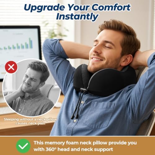 ExploreBliss Travel Pillow, Neck Pillow Airplane - Image 6