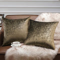 Phantoscope Pack of 2 Sparkling Velvet Geometric-pattern Throw Decorative by Phantoscope