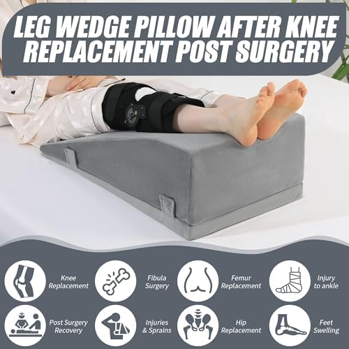 ROYALAY Leg Elevation Pillows for After Surgery, Adjustable Height Knee Surgery - Image 4
