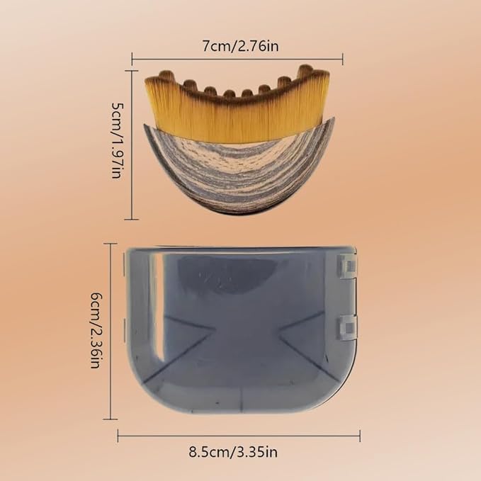 Lymphatic Face Brush, Manual Facial Cleansing Brush - Image 7