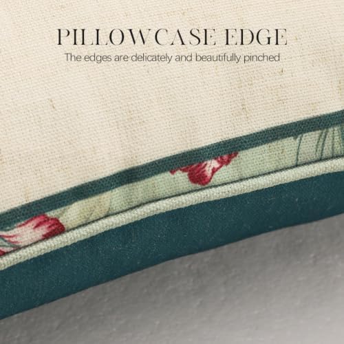 patdrea Designer French Vintage Linen Throw Pillow Cover - Image 3