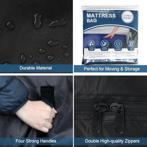 Mattress Bags for Moving and Storage Queen Size Waterproof - Image 5