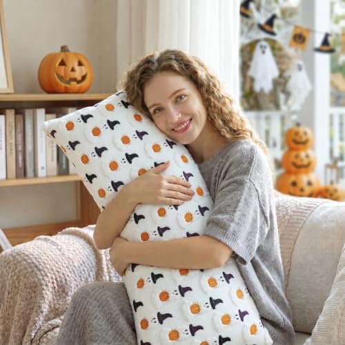 Halloween Body Pillow Cover 20x54 in, Ghost Pillowcase - Image 5