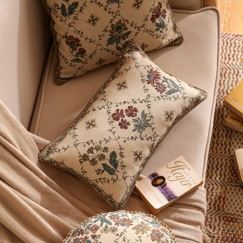 patdrea French Vintage Linen Throw Pillow Cover - Image 6