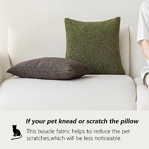 Foindtower Cozy Textured Boucle Lumbar Throw Pillow Covers 12x20 Inch - Image 5