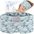 LC-dolida Sleep Mask with Bluetooth Headphones, Extra Large Silk Eye Mask by LC-dolida