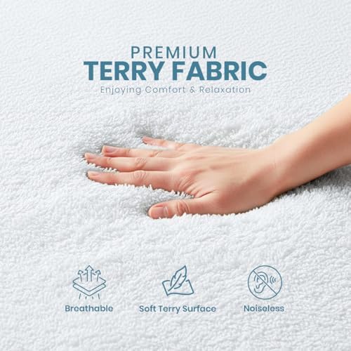 Waterproof Twin Size Mattress Protector 14 Pack fits Upto 15" Deep Pocket - Image 2