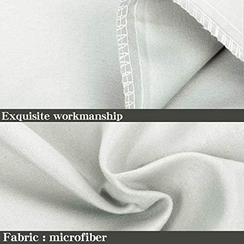 NTBAY Microfiber King Pillowcases, 2 Pack, 20 x 36, Light Grey - Image 3