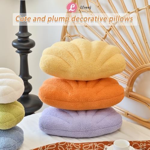 Lfsaaj Seashell Throw Pillows, Shell Shaped Throw Pillows, 18 Inch Soft Home - Image 7