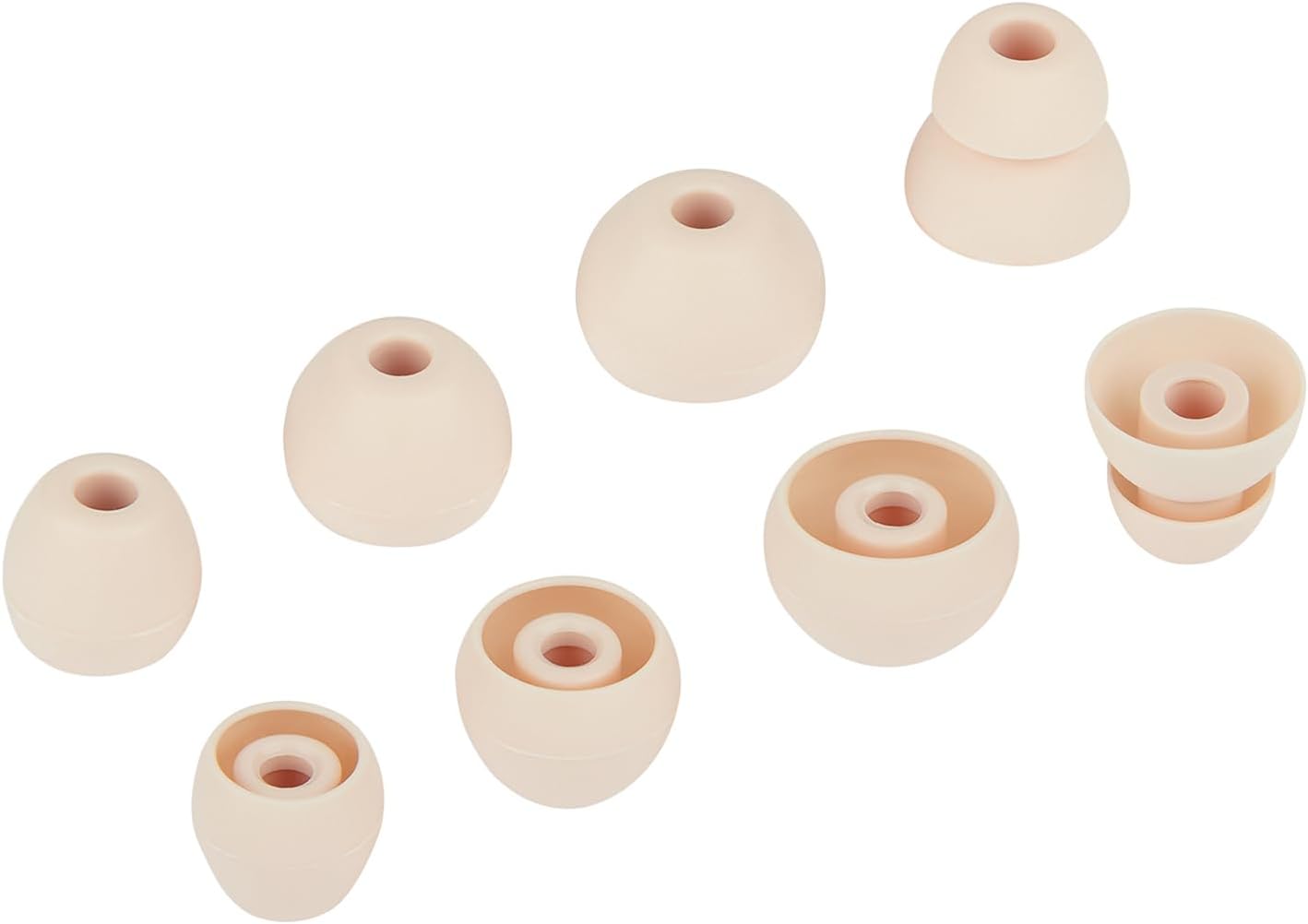 Silicone Replacement Earbud Tips Ear Tips Compatible with Powerbeats Pro Beats Wireless Earphone Headphone Rubber Tips Earbud Covers Eartips 4 Pairs