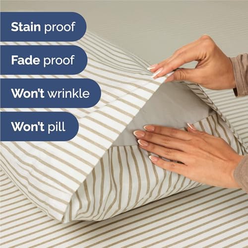 Split King 7 Piece Bed Sheet Set - Image 5