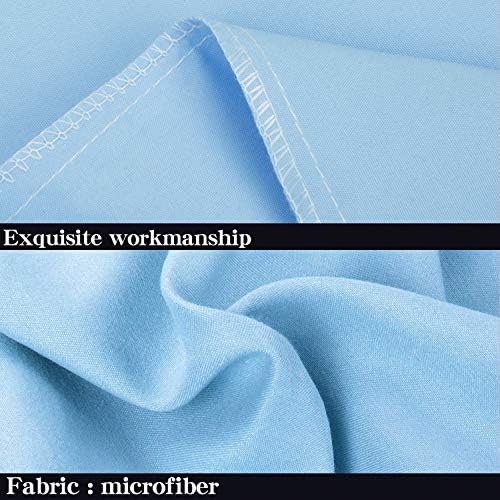 NTBAY Standard Microfiber Pillowcases, 2 Pack, 20 x 26, Sky Blue - Image 2