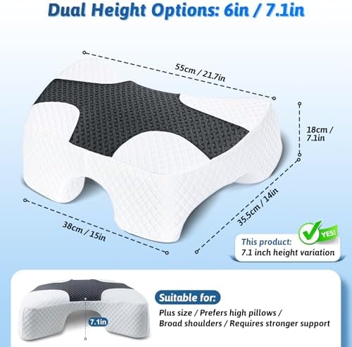 Side Sleeper Pillow with Arm Hole - Image 2