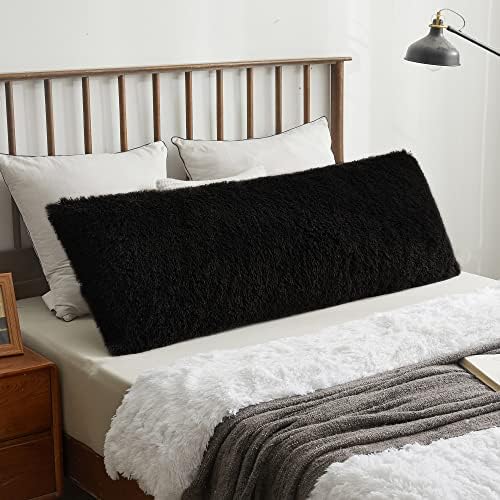XeGe Soft Fluffy Plush Faux Fur Body Pillow Cover by XeGe