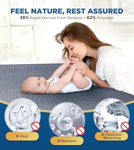 Premium 100% Waterproof Twin Mattress Protector, Breathable Cooling 3D Air - Image 3