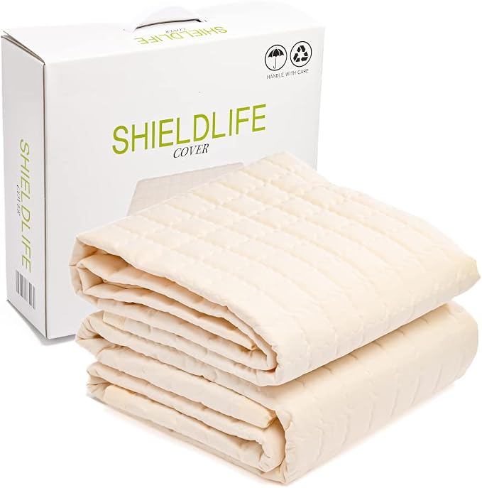 100% Cotton King Mattress Pad/Blanket, Also can be Used as Cover by ShieldLife by ShieldLife