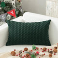 Kevin Textile Soft Corduroy 14"x24" Lumbar Pillow Cover 1 Pack, Army Green by KevinTextile