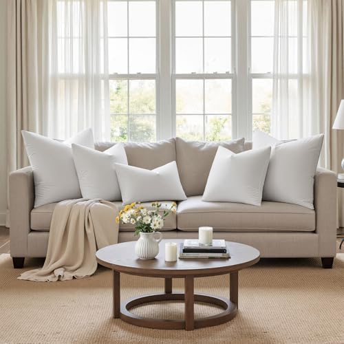 MIULEE 12x20 Pillow Inserts, Premium Feather and Down Pillows Pack of 4 - Image 5