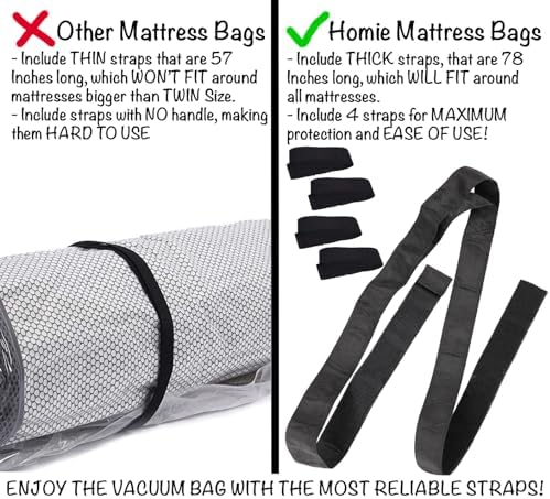 Mattress Vacuum Bag for Moving, Vacuum Seal Mattress Bag for Memory Foam or - Image 6