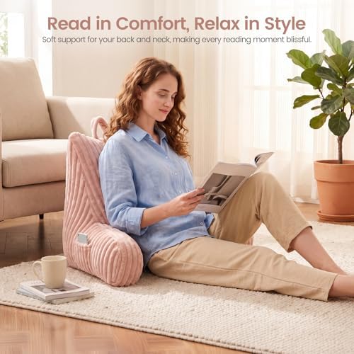 Reading Pillow for Sitting up in Bed, Adjustable Memory Foam Bed Rest Pillow - Image 7
