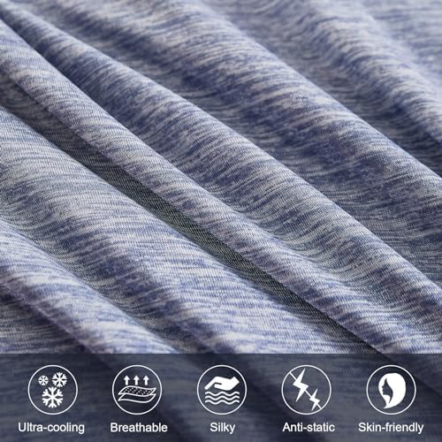 Elegear Cooling Pillow Cases for Hot Sleepers, Standard 20" x 26" - Image 4