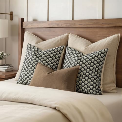 MIULEE Floral Print Decorative Pillow Covers 18x18 - Image 5