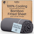 Bambaw 100% Viscose Derived from Bamboo Fitted Sheet Twin Size, Cooling Fitted by Bambaw