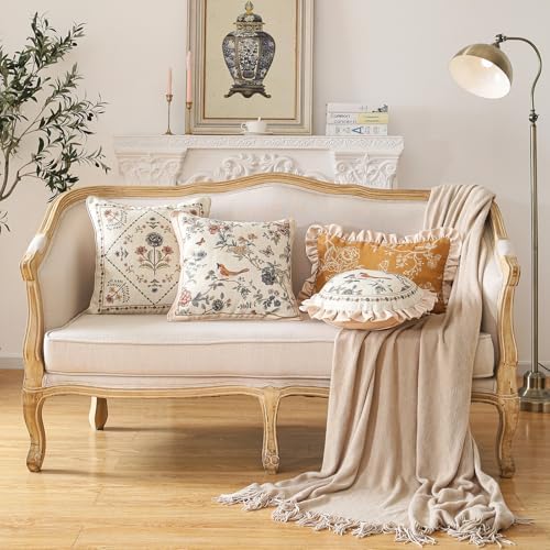 ISAENNE Designer Linen Throw Pillow Cover - Image 6