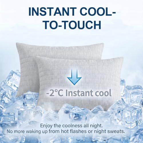 Swift Home Cooling Pillow Cases Standard Size Set of 2 - Image 2