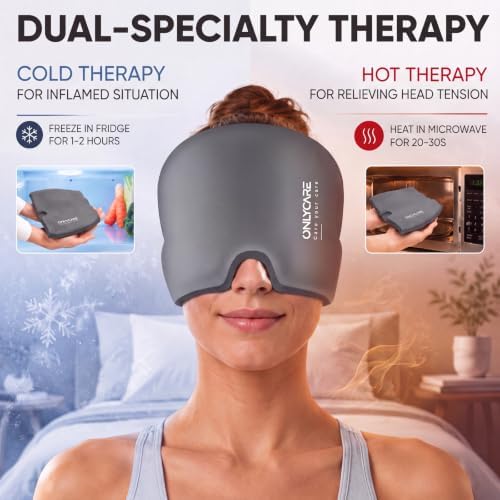 ONLYCARE Migraine Relief Cap, Headache Relief Cold Cap - Image 2
