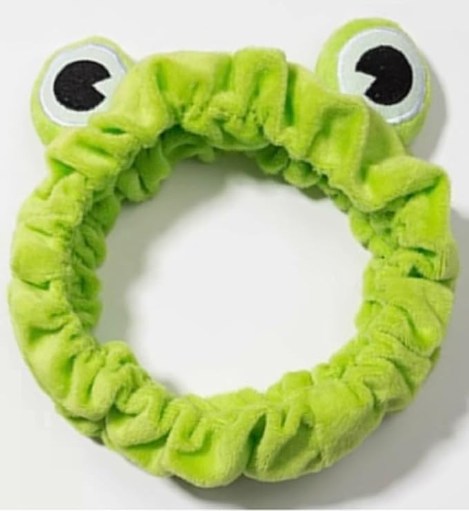Huachi Makeup Headbands for Women for Washing Face Frog Headband Cute Spa by Huachi