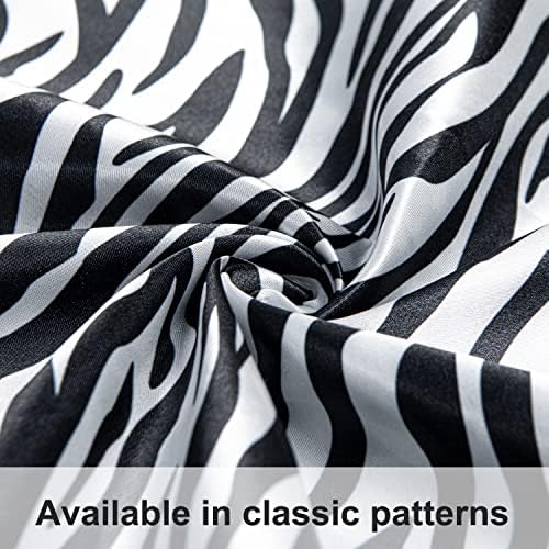 NTBAY Standard Satin Zebra Printed Pillowcases - Image 3