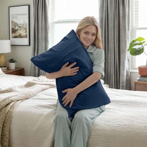 TELUS Pillow Cases Queen Size 2 Pack, Bamboo Rayon Cooling Pillowcases - Image 6