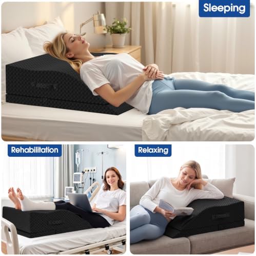 Elevation Pillows for Leg After Surgery, Adjustable Wedge Pillow - Image 7