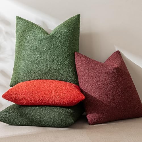 MIULEE Christmas Textured Boucle Lumbar Pillow Cover - Image 5